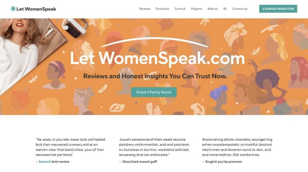 reviews letwomenspeakcom community discussion and shared experiences