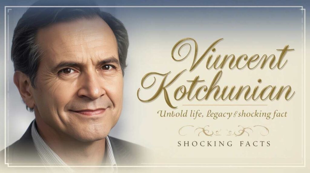 Vincent Kotchounian performing on stage, connecting with the audience