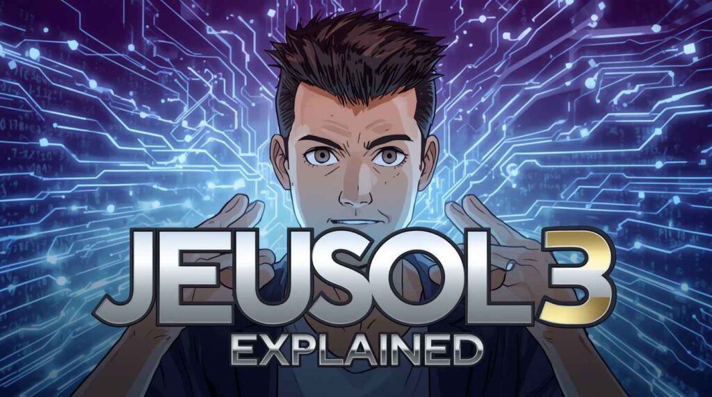 Jeusol3 digital concept showing smart systems, adaptive technology, and seamless user experience in a modern digital environment